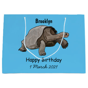 Galapagos-Tortoise-Cartoon Große Geschenktüte