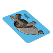 Galapagos-Tortoise-Cartoon Magnet (Rechte Seite)