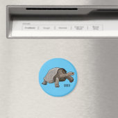 Galapagos-Tortoise-Cartoon Magnet (In Situ (Geschirrspüler))