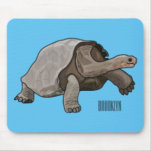 Galapagos-Tortoise-Cartoon Mousepad