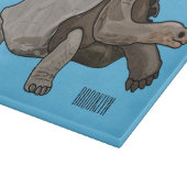 Galapagos-Tortoise-Cartoon Schneidebrett (Ecke)