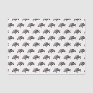 Galapagos-Tortoise-Cartoon Seidenpapier