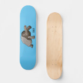 Galapagos-Tortoise-Cartoon Skateboard (Vorderseite)