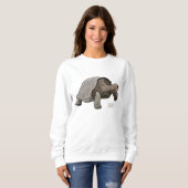 Galapagos-Tortoise-Cartoon Sweatshirt (Vorne ganz)