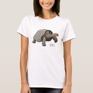 Galapagos-Tortoise-Cartoon T-Shirt