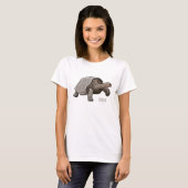 Galapagos-Tortoise-Cartoon T-Shirt (Vorne ganz)