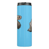 Galapagos-Tortoise-Cartoon Thermosbecher (Rückseite)