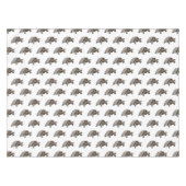 Galapagos-Tortoise-Cartoon Tischdecke (Vorderseite (Horizontal))