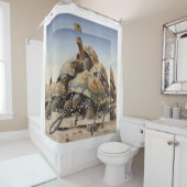 Galapagos Tortoise Duschvorhang (Beispiel)