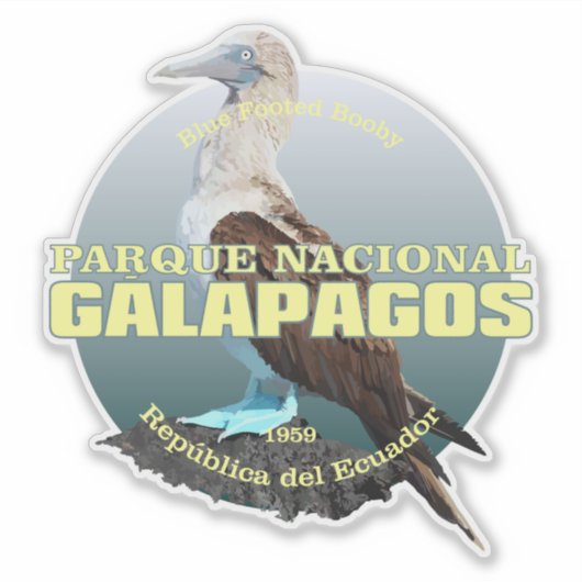 Galapagos WT Aufkleber (Vorderseite)
