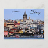 Galata Tower in Istanbul Türkei Postkarte (Vorderseite)