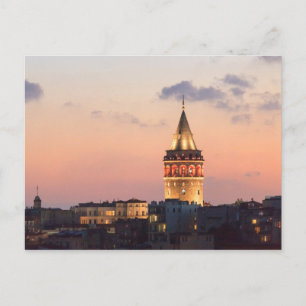 Galata Tower, Istanbul Postkarte