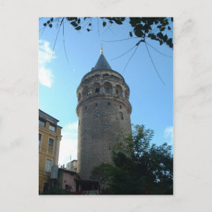 Galata Tower Postkarte
