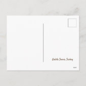 Galata Tower, Türkei Feiertagspostkarte (Rückseite)