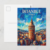 Galata-Turm Türkei Postkarte (Vorne/Hinten)