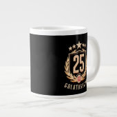 Galatasaray 2025 Championship Poster Jumbo-Tasse (Vorderseite Rechts)