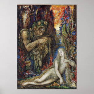 Galatea Gustave Moreau Aquarell Poster