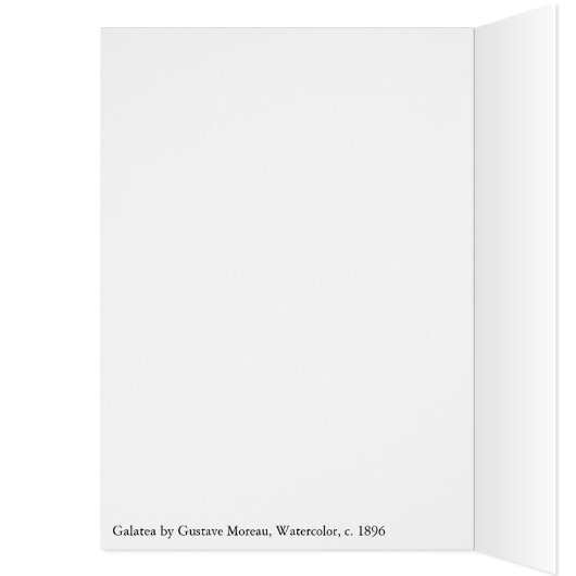 Galatea Gustave Moreau Watercolor (Innen (Links))