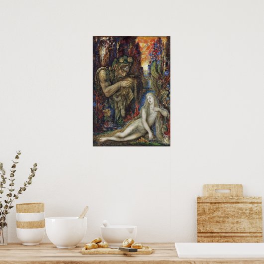 Galatea Gustave Moreau Watercolor Poster (Küche)