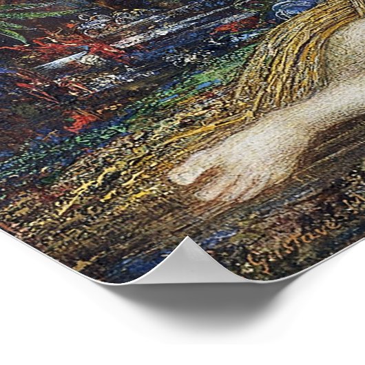 Galatea Gustave Moreau Watercolor Poster (Ecke)