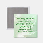 Galaten 2:20 magnet (Vorderseite/Rückseite)