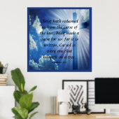 Galaten 3:13 poster (Heimbüro)