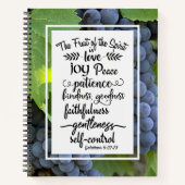 Galaten 5:22-23 Die Frucht des Geistes Notizblock (Vorderseite)