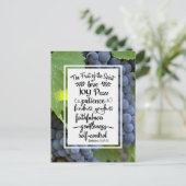 Galaten 5:22-23 Die Frucht des Geistes Postkarte (Stehend Vorderseite)