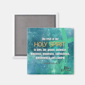 Galaten 5:22-23 Die Frucht des Heiligen Geistes Magnet (Vorderseite/Rückseite)