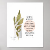 Galaten 5:22-23 Frucht des Geistes ist Liebe Joy Poster (Vorne)