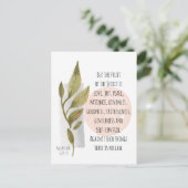 Galaten 5:22-23 Frucht des Geistes ist Liebe Joy Postkarte (Stehend Vorderseite)