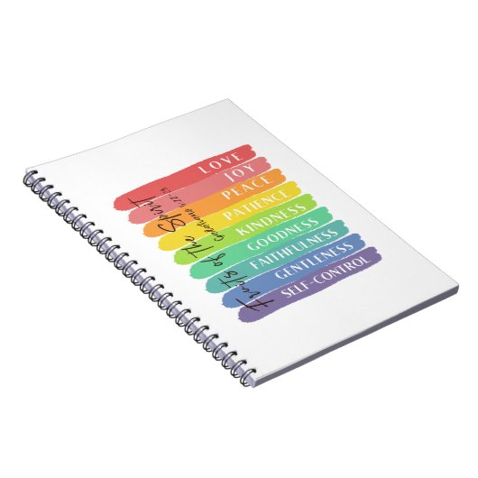 Galaten 5:22-23 Frucht des Geistes Notizblock (Rechte Seite)