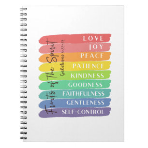 Galaten 5:22-23 Frucht des Geistes Notizblock