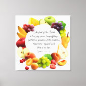 Galaten 5:22-23 Leinwand (Vorderseite)