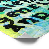 Galaten 5:22 - Die Frucht des Geistes Poster (Ecke)