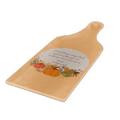 Galaten 6:9 Ernte Herbst Dankbarer Pumpkin Schneidebrett (Ecke)