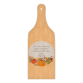 Galaten 6:9 Ernte Herbst Dankbarer Pumpkin Schneidebrett