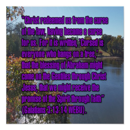 Galater 3:13-14 WEBU Poster (Vorderseite)