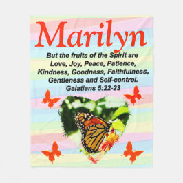 GALATIANER 5:22 FRÜCHTE DES SPIRITT CUSTOM BLANKET FLEECEDECKE