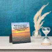 GALATIANERFRÜCHTE DER SPIRITUELLEN BIBELLVERSE FOTOPLATTE (InSitu)