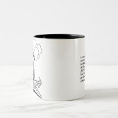 Galatians 2:20 Kaffee-Tasse Zweifarbige Tasse (Mittel)