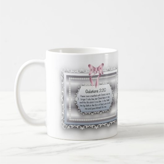 Galatians 2:20 kaffeetasse (Links)