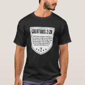 Galatians 2 20 Saint Paul Bible Verse Jesus Christ T-Shirt (Vorderseite)