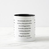 Galatians 3:13 KJV Bibelverse Zwei-Tone Tasse (Zentrum)