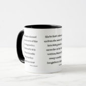 Galatians 3:13 KJV Bibelverse Zwei-Tone Tasse (Vorderseite Links)