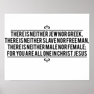 Galatians 3:28 poster