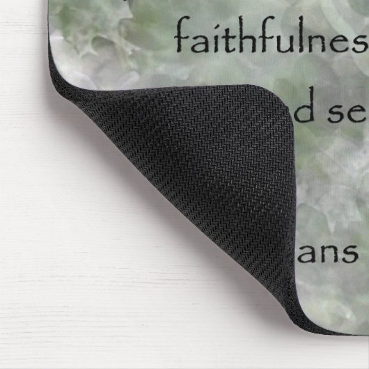 Galatians 5:22 - 23 ~ Frucht des Geistes Mousepad (Ecke)