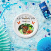 GALATIANS 5 BUTTERFLY FOTO DESIGN PAPPTELLER (Party)