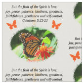 GALATIANS 5 BUTTERFLY FOTO DESIGN STOFF (Nahaufnahme)