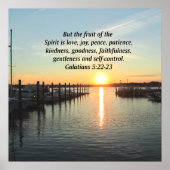 GALATIANS 5 SUNSET PHOTO POSTER (Vorne)